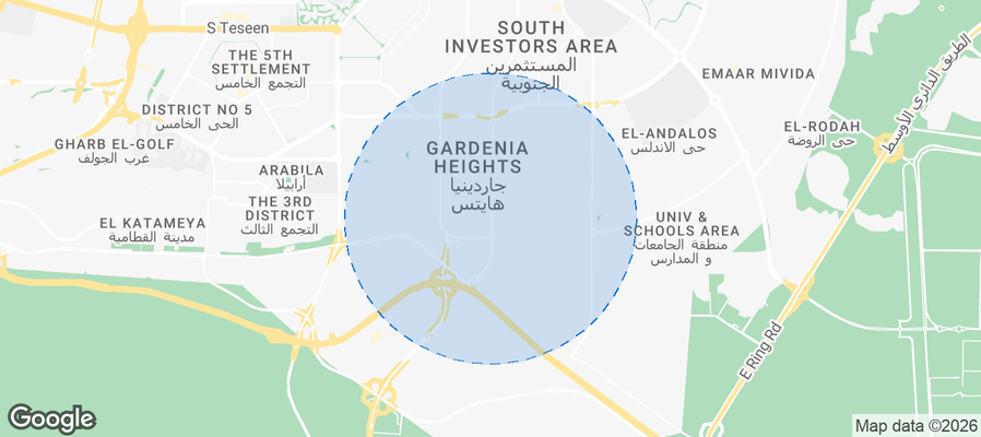 Third New Cairo Qism Airbnb map